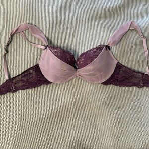 Adore Me Mauve and Plum Lace Bra